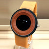 Creative Fashion Disc Environmental Protection Silicone Second Disk Pointer Casual Watch For Both Male And Female Brown | 24HOURS.PK