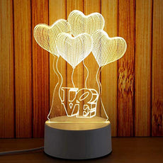 LED Light Energy Saving Cute Party Room Decorative Night Hanging Lamp 3D Decoration Children USB Operated Battery Operated Change Color Option | 24HOURS.PK