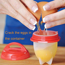 Silicone Egg For Cooking Boiled Eggs Without The shell Non-stick, Set of 6 Eggs To Boil Hard And Softly | 24HOURS.PK