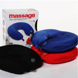 U Shaped Vibrating Massage Pillow Super Comfortable Neck Support Cushion | 24HOURS.PK
