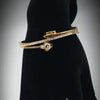 Latest Creative Flower Shaped Stones And Small Diamonds Bracelet For Her | 24HOURS.PK