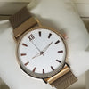 Magnet Chain Watch Roman Style For Womens Golden | 24hours.pk