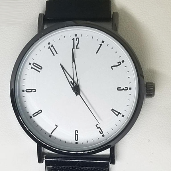 Magnet Chain Watch For Womens Black | 24hours.pk