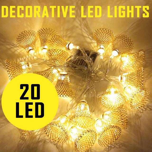 20 led fairy lights Random Design (3 Meter) | 24hours.pk