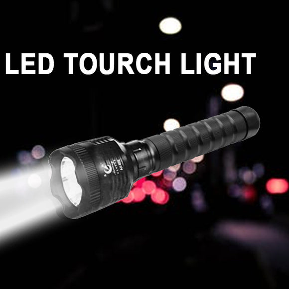 New Simple Led Torch Light Black | 24hours.pk