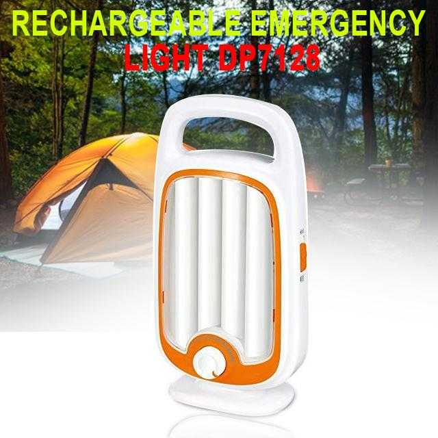 DP LED 2 Way Rechargeable Emergency Light DP7128 24hours.pk