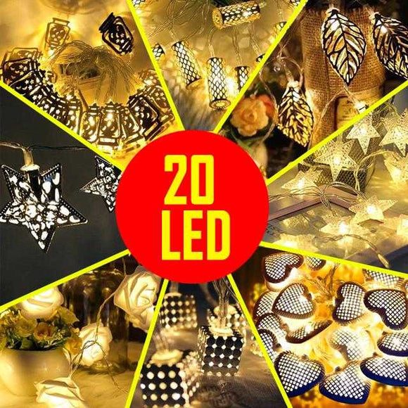 20 led fairy lights Random Designs - 2 | 24hours.pk
