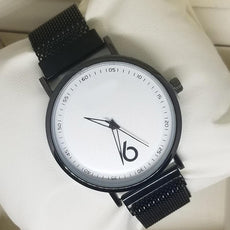 Magnet Chain Scale Style Watch For Womens Black | 24hours.pk