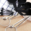 Pack of 3 Food Strainer Skimmer Mesh Strainer & 5 Large + 5 Small Cup Spoon - Measuring Cup and Spoons Set | 24HOURS.PK