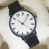 Magnet Chain Roman Style Watch For Womens Black | 24hours.pk