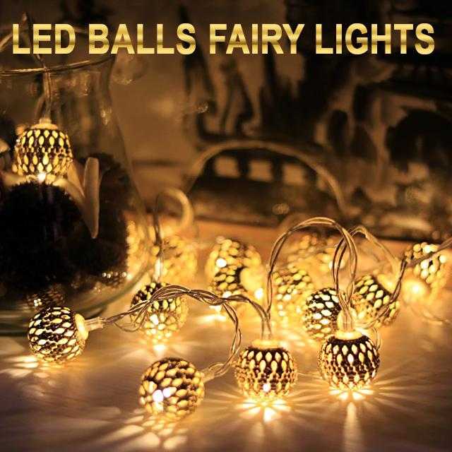 20 led fairy lights Random Design (3 Meter) | 24hours.pk