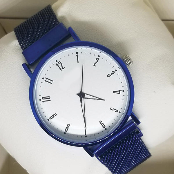 Magnet Chain Watch For Womens Blue | 24hours.pk