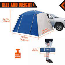 KingCamp Catania Premium Waterproof Easy Up Car Tent Shelter  Blue/Beige    KT4087