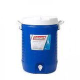 COOLER 5 GAL BEVERAGE - BLUE ROUND   Interior dimensions: 9.875" diameter x 16.625" deep Resists dents, scratches and fading
