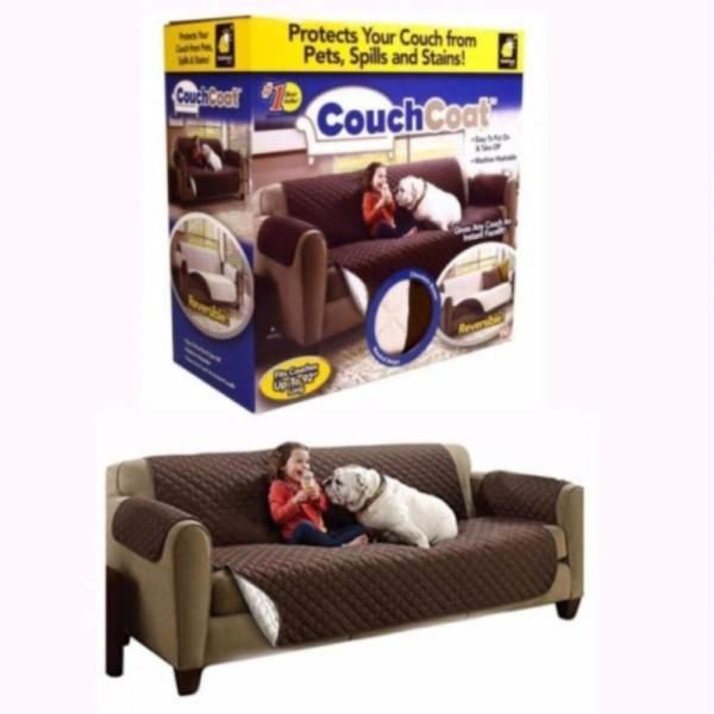 Reversible Washable Couch Coat Cover Double Seat | 24hours.pk