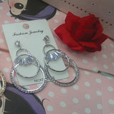 New Creative & Fashionable Bangle Shaped Diamond Earrings For Her Random Colors | 24hours.pk