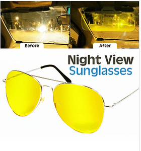Night View NV™ Glasses to Reduce Glare & Eye Strain (014) | 24HOURS.PK