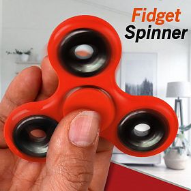 Pack of 5 Plastic Triangle Fidget Hand Finger Spinner | 24hours.pk
