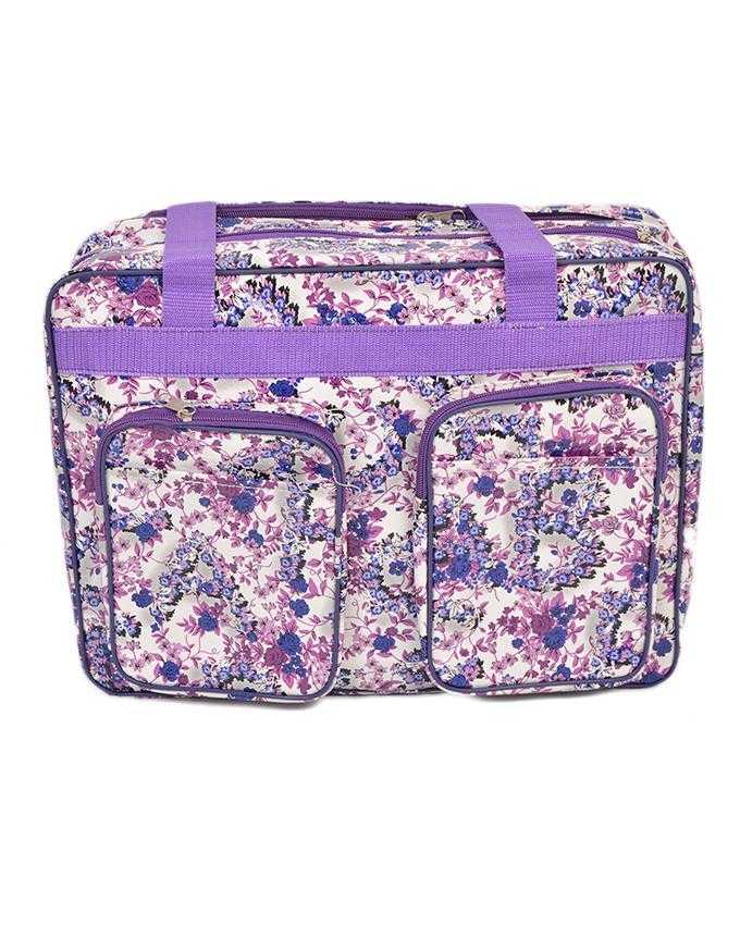 CARTOON CHARACTERS MUMMY BAG FOR WOMEN - 13 INCH HEIGHT, 16 INCH WIDTH - PURPLE | 24hours.pk