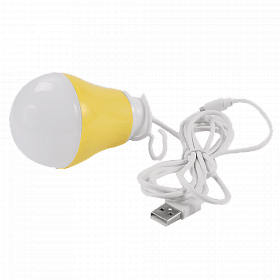 Energy Saving 5V LED 5W USB/V8 Emergency Light For Car & Home, Multi-Colour | 24HOURS.PK