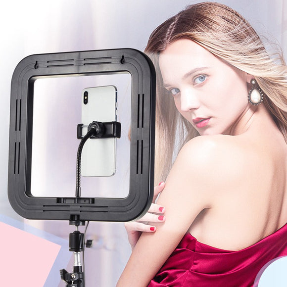Square Photography Light 72 LED 15W Dimmable USB Selfie Light