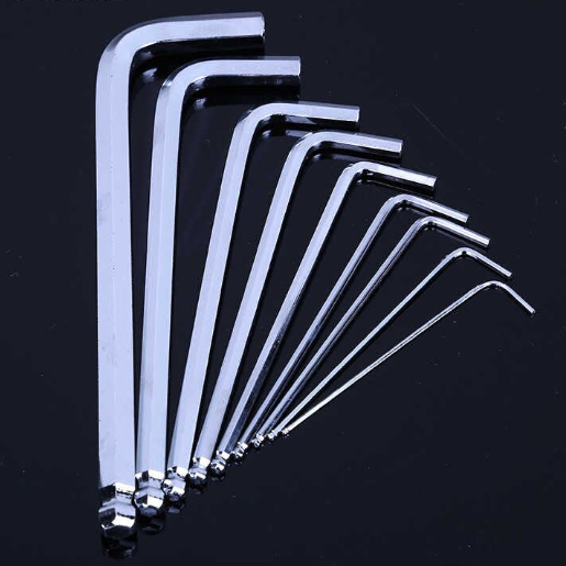 9Pcs Quality Professional Star Key Set Middle | 24hours.pk