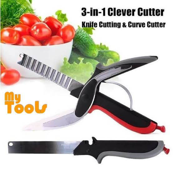 Smart Cutter 6 In 1 Scissor Cutter Smart Knife (035) | 24HOURS.PK