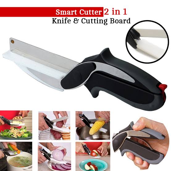 Smart Cutter 6 In 1 Scissor Cutter Smart Knife (035) | 24HOURS.PK