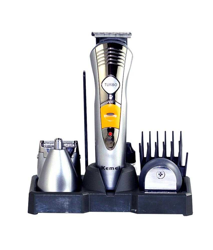 Kemei Rechargeable KM-580A 7 in 1 Men's Grooming Kit | 24hours.pk