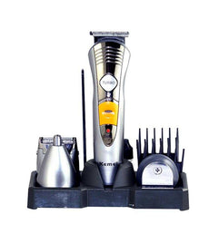 Kemei Rechargeable KM-580A 7 in 1 Men's Grooming Kit | 24hours.pk