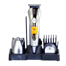 Kemei Rechargeable KM-580A 7 in 1 Men's Grooming Kit | 24hours.pk