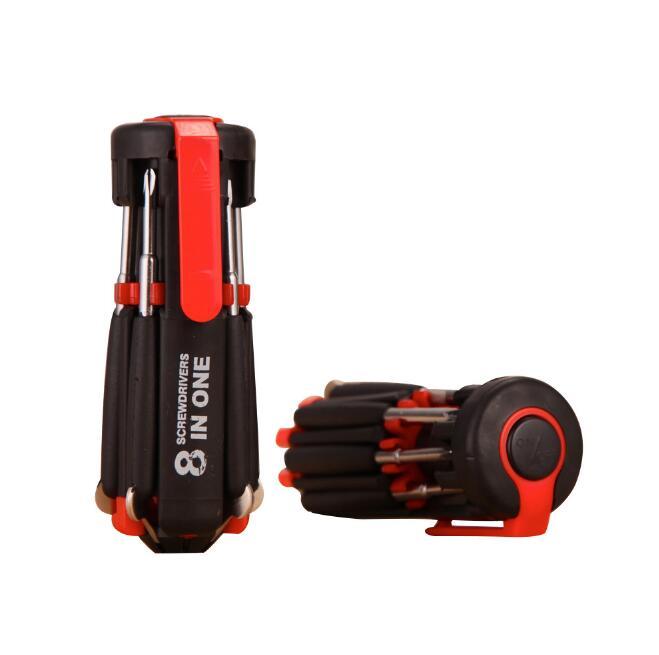 Multi Screw Driver Torch 8 in 1 Tool | 24hours.pk