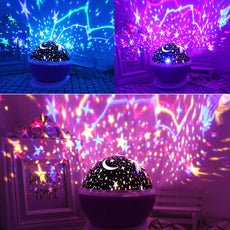 Star Moon Light Rotating Projector Lamp | 24hours.pk