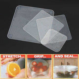 Set of 4 Stretch and Fresh Re-Usable Food Wraps (As Seen On TV) | 24hours.pk