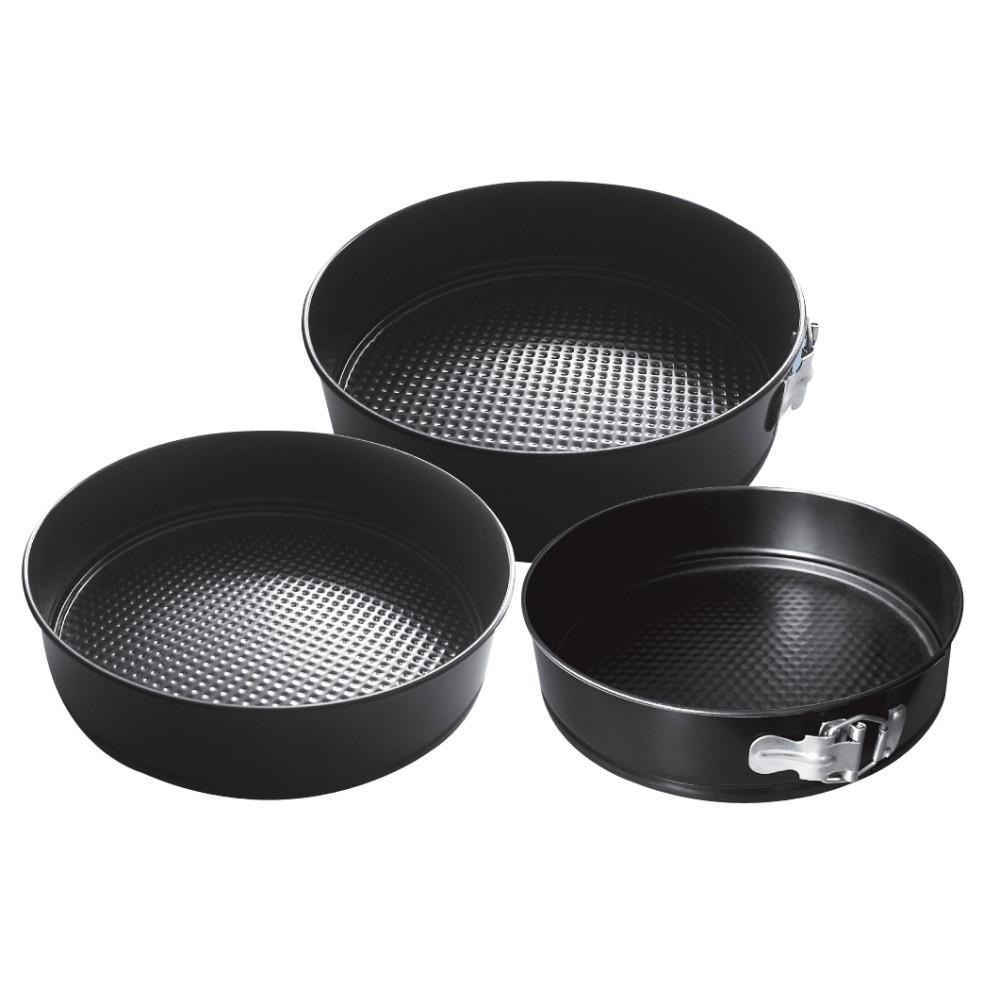 Spring Form Pan set of 3Pcs Cake Pan Nonstick | 24hours.pk